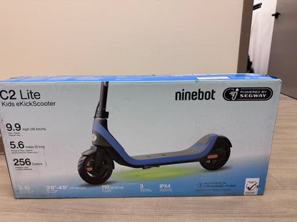 Segway - C2 Lite Kids Electric Kick Scooter w/5.6 mi Max Operating Range - Almost New